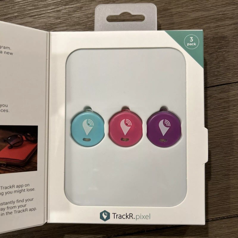 TrackR pixel Bluetooth Item Tracker : 3 Pack (3 Colors