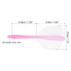 PATIKIL Integrated Dart Shaft & Flights, 6 Pack Durable Plastic