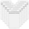 10 Pack Badge Holder Sealable Waterproof Clear Vertical Holder Fit