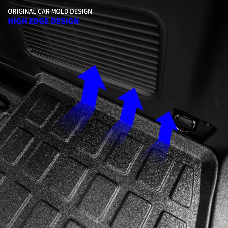 Rongtaod Cargo Mat Compatible with 2020-2025 2026 Ford Explorer 6&7