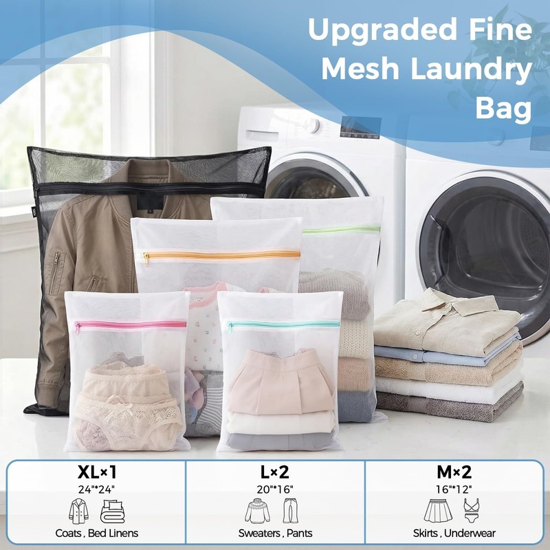 BAGAIL Bolsas de lavandería de malla para ropa interior y