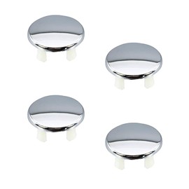 4 Pieces Bathroom Basin Sink Overflow Cover Rings Sink Overflow Ring Hole Round Basin Trim Drain Cap Cover for Kitchen Bathroom