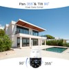 Ctronics PTZ Dome WiFi Outdoor Security Camera, 1080P IP Camera,