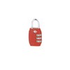 ORB Travel TSA Approved 3 Dial Metal Combination Padlock
