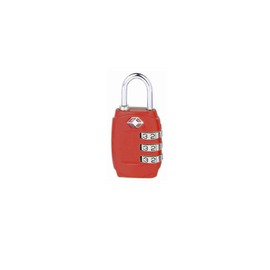 ORB Travel TSA Approved 3 Dial Metal Combination Padlock