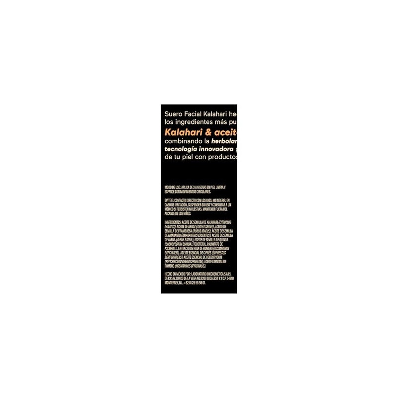 AHAL Serum Facial Aceite de Kalahari con Vitamina E 33