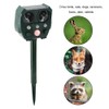 Outdoor USB Rechargeable Solar Power Ultrasonic Animal Repellent Dog Cat