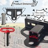 Zero Turn Lawn Mower Trailer Hitch, Universal Heavy Duty Steel