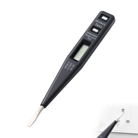 Bwaliffury E27 with VDE Voltage Tester, Voltage Test Pin, Contactless Current Tester, 12-250V (AC/DC), Voltage Tester Non Contact for Household Appliances and Sockets