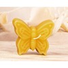 Butterfly Beeswax Candle - Color: Green-blue