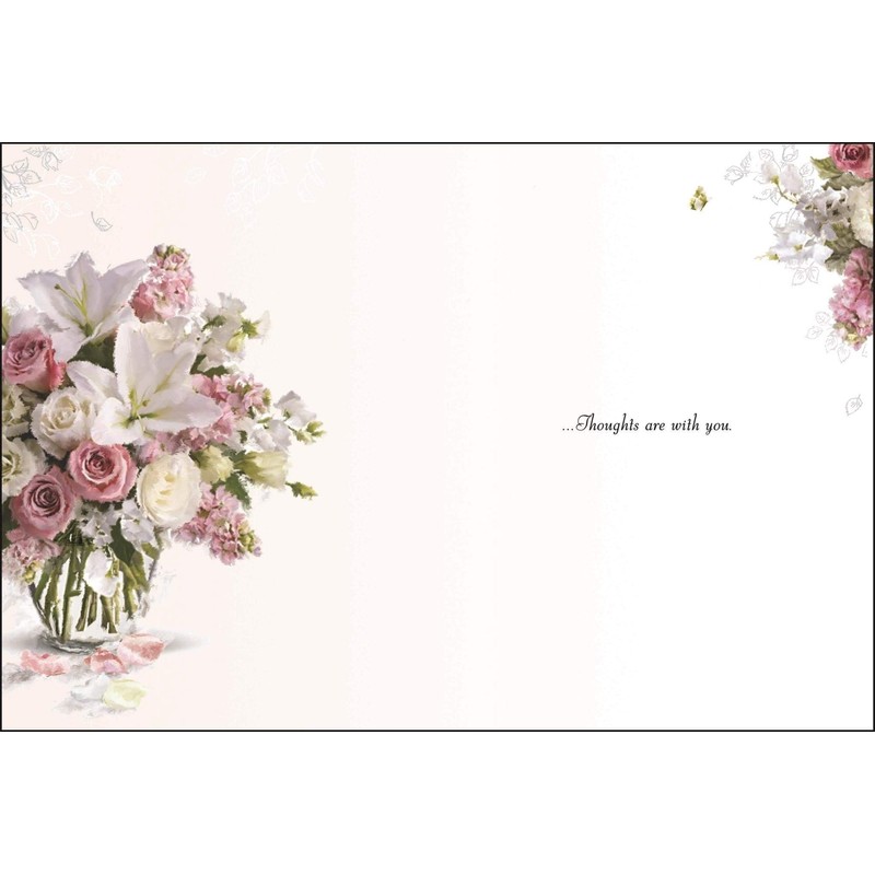 Jonny Javelin Sympathy Card (JJ4338) - In Sympathy - Bouquet