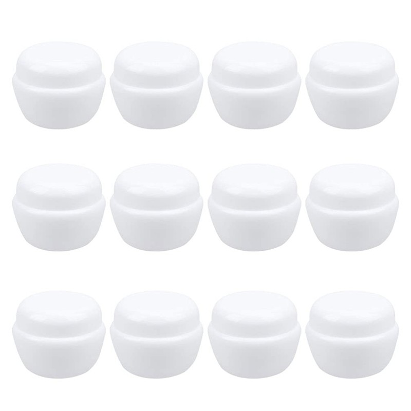BESTOYARD Cream Case, Small Round Case, 0.2 oz (5 g),