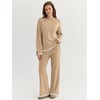 LILLUSORY Women Fall 2 Piece Lounge Set Outfits Sweatsuits Long