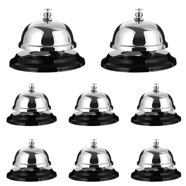 CYEAH 8 Pack Service Bell Call Bell, 3.3 Inch Front