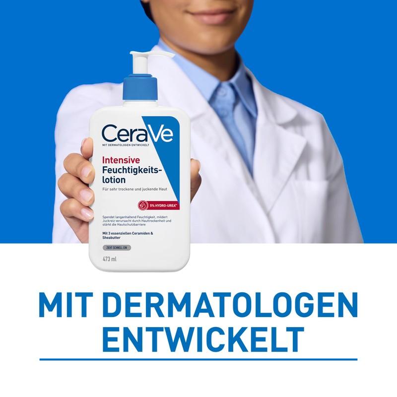 CeraVe Intensive Moisturising Lotion, Intensive Moisturising and Itche-Reducing, For Very