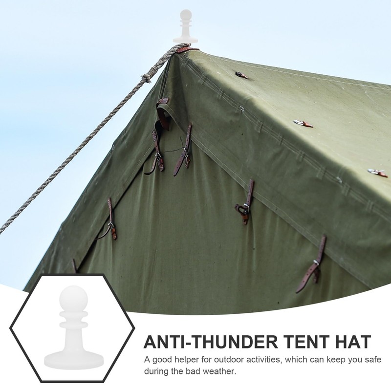 Abaodam Camping Hat Canopy Anti- Hat 4pcs Tent Supplies for
