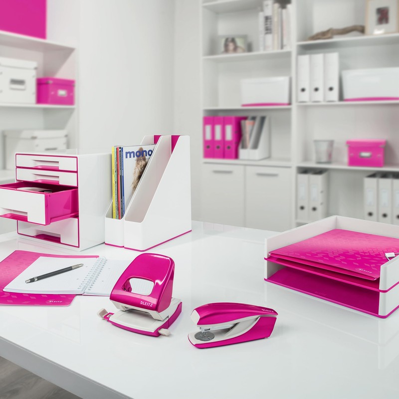 Leitz Wow A4 Flat File - Assorted Colours, Pack of