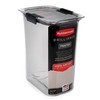 Rubbermaid Brilliance 16-Cup Airtight Food Storage Container with Lid Clear/Grey