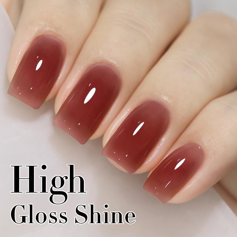 Double Rhythm 0.50 OZ Translucent Gel Polish Same Color Same