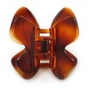 Medium Butterfly Brown Acrylic Hair Claw - 60mm Width