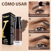FUWEN Gel para Cejas, Kit de Tinte para Cejas Marrones,