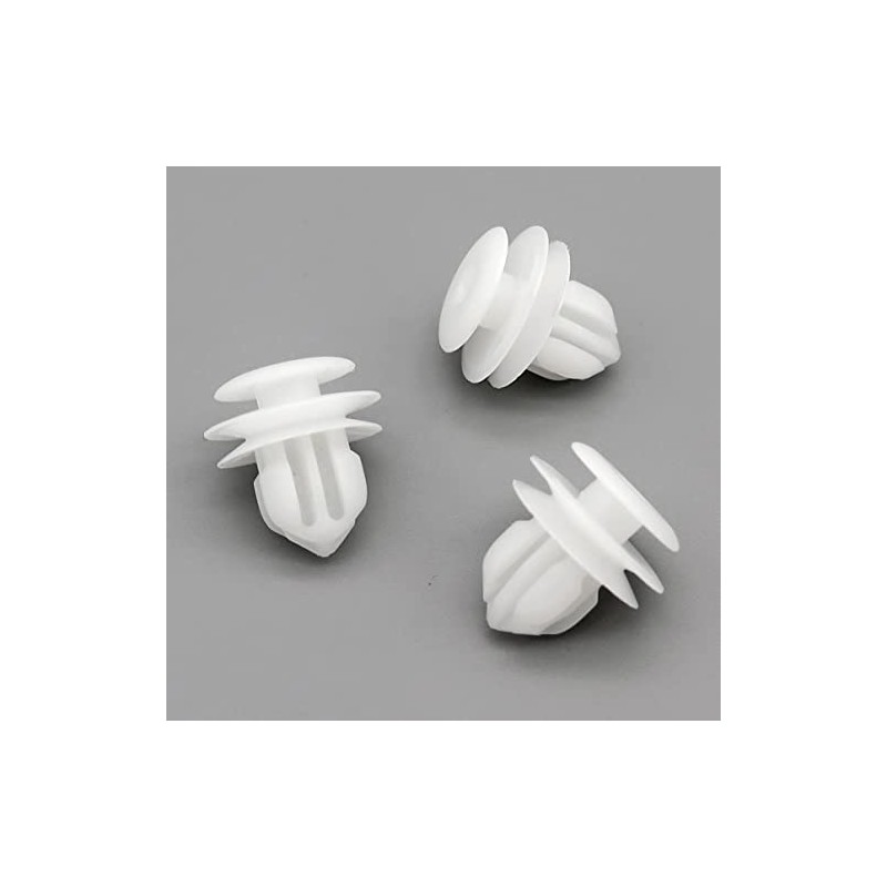 VVO Fasteners- White Plastic Interior Pillar Trim Clips for Honda