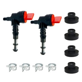 2 Pack 90 Degree Fuel Gas Shut Off Valve Replacement with Grommet Clamp for 192980GS 208961 for Ko hler 25 462 03-S 25-462-03-S for R otary 13116 Gas Tank Engine Generator Pressure Washer
