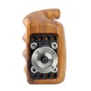 NICEYRIG Wooden Handle Grip with ARRI Rosette for Camera Cage
