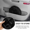 JUSTTOP Car Trash Can, Collapsible Pop-up Auto Garbage Bag with