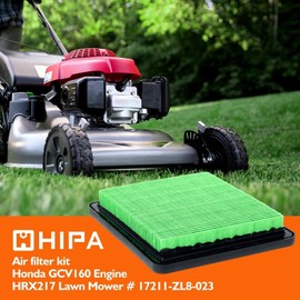 Hipa 17211-ZL8-023 Air Filter for Honda GCV160 GCV190 GC190 GC160 GCV190LA GCV160LA GC135 GCV160A GCV135 GCV190A Engine