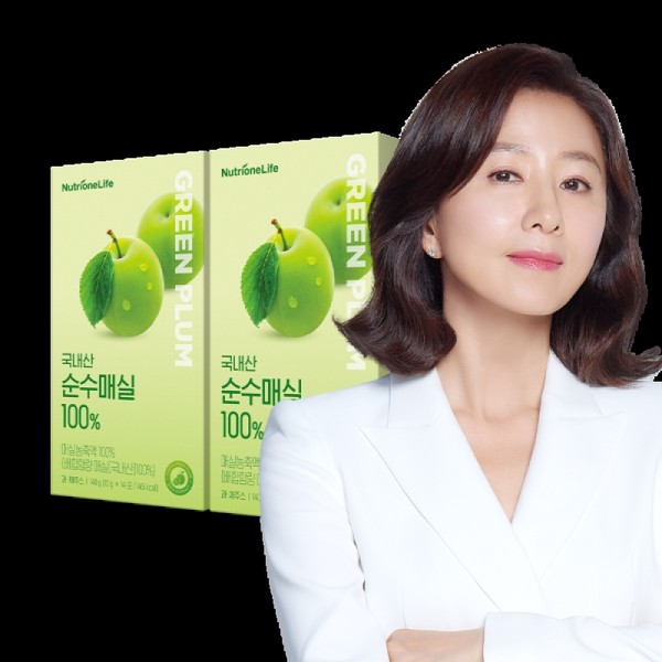 뉴트리원 국내산 순수매실 100% 1박스 14일분/첨가물NO/구연산/알칼리성 / 뉴트리원 국내산 순수매실