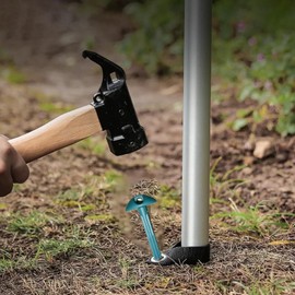 Pack of 50 Plastic Pegs, Mushroom Top Plastic Heavy Duty Tent Pegs, 8.5 cm, Awning Carpet, Tent Pegs for Rain Tarpaulin, Camping Tent, Garden Weed Mat & Awning