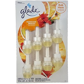 Glade Plugins Hawaiian Breeze .67 Oz 8 Pack Refills