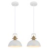 Haolaike 12 Inch Pendant Lights for Kitchen Island Matte White