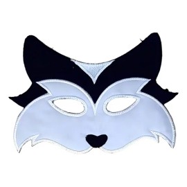 Máscara Antifaz Animales Primavera Color Diseño Unico Lobo