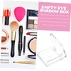 BIUDECO 4pcs Empty Eyeshadow Pans Refillable Square Cosmetic Cases Lightweight