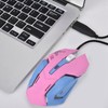 3200DPI High Sensitivity Pink Gaming Mouse Comfortable Grasping Wired Gaming