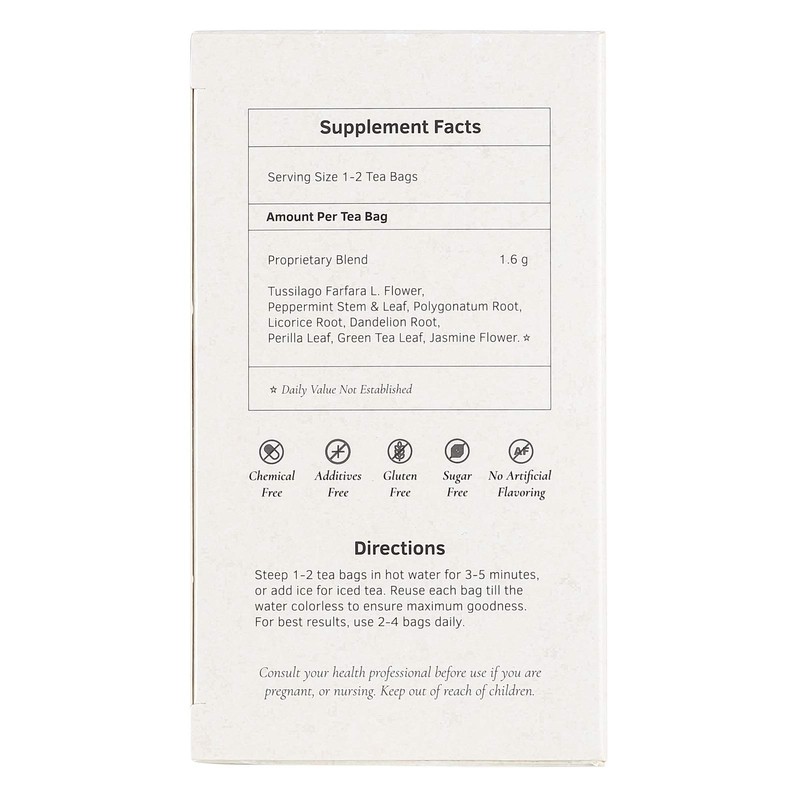 Health King Medicinal Teas Lung Pacifier Herb Tea Bags, 20