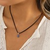 Atentuyi Evil Eye Pendant Necklace Bohemian Blue Eye Small Dot