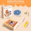 Wooden Feeding Toy Montessori Pretend Play Food Set for Kids