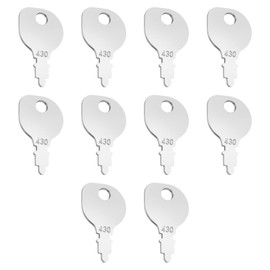 EMSea Pack of 10 Ignition Starter Keys 52813000 365410 Compatible with John Deere Mower Tractor Compatible with Murray Compatible with MTD Compatible with Snapper