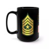 MIP Black Mug 15oz - Army - Sergeant Major -