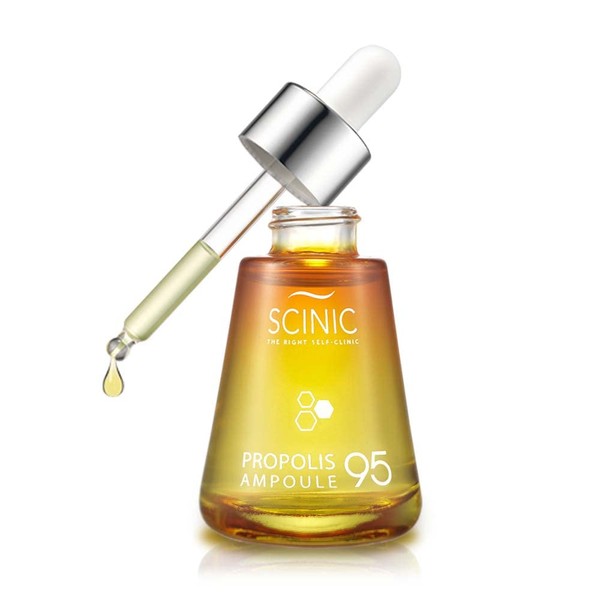 SCINIC Propolis Ampoule 95 1.01fl.oz (30ml) | Dewy Radiance Nourishment Care | Effective In Soothing, Protecting And Moisturizing Skin | Korean Skincare