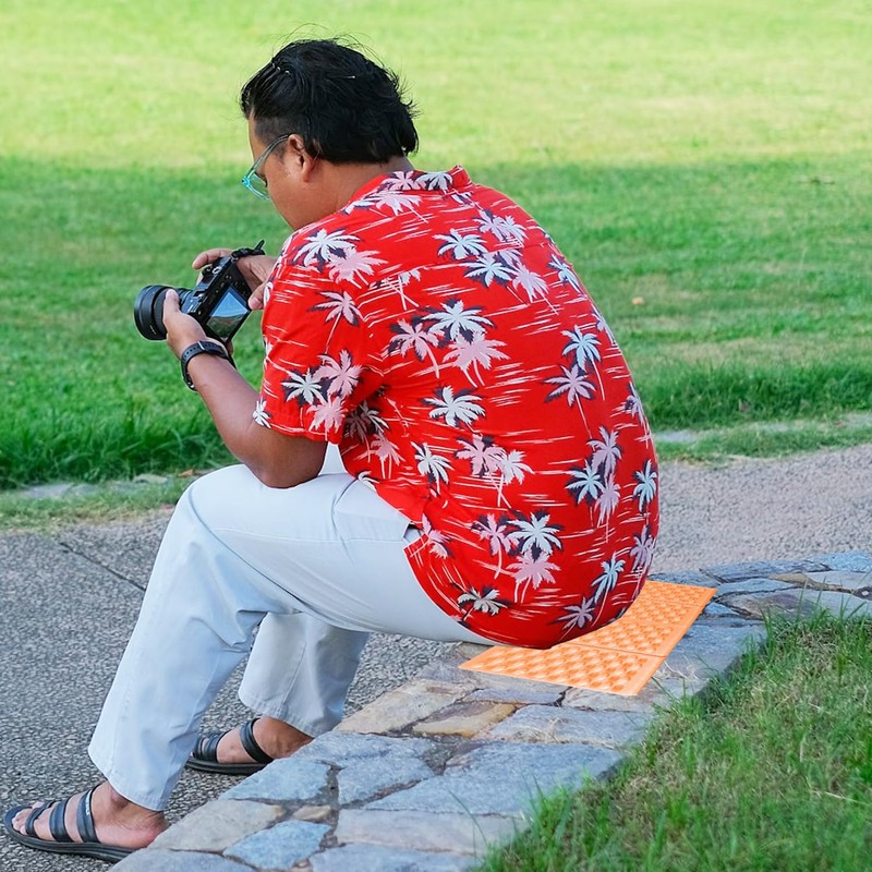 Tabanzhe Folding Sit Mat Camping Seat Pad Waterproof Thermally Insulated