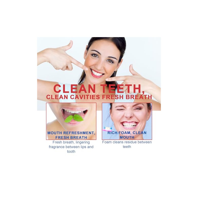 7.5% Hydroxyapatite Toothpaste(Fluoride Free), Nano Hydroxyapatite Toothpaste for Sensitive Teeth,