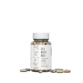 LGCY Sea Moss Max (60 Capsules) | Wildcrafted Irish Sea Moss, Bladderwrack, Burdock Root and BioPerine® Black Pepper Extract