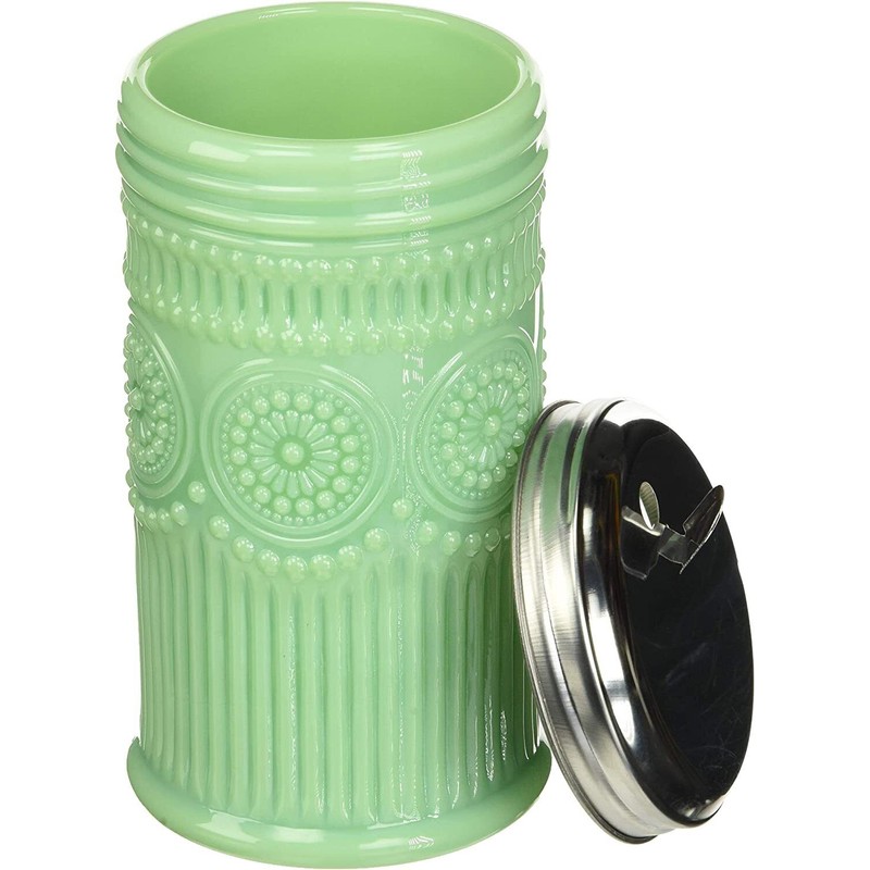 Tablecraft Sugar Shaker with Stainless Steel Top, 3.0625" x 5.75",