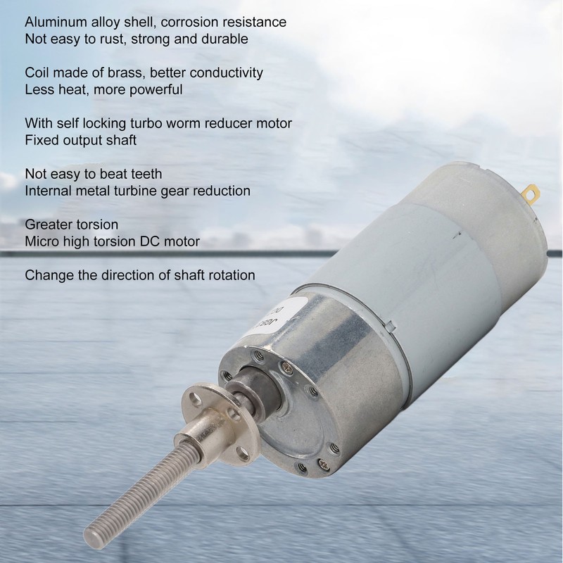 DC Gear Motor Micro High Torsion Speed Reduction Turbine Self