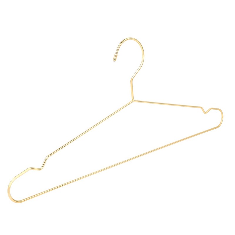 17.7" Strong Metal Wire Clothes Hangers, Coat Hanger, Standard Suit