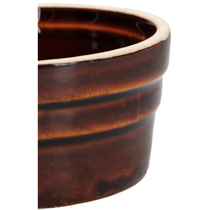 KOTARBAU® Ceramic Jar, Diameter 14 cm, Stoneware Pot, Lard Pot,